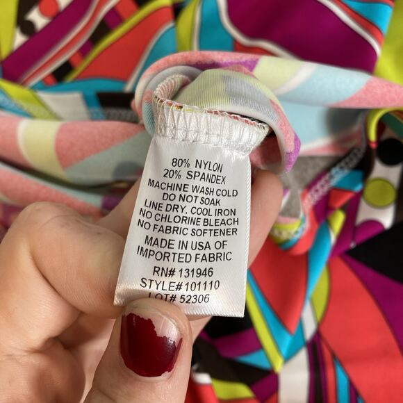 Jude Connally‎ Womens Colorful Mod Pop Art Sleeveless Beth Dress Size S Stretchy - Picture 6 of 10